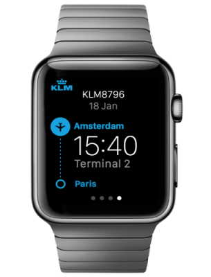 KLM launches Apple Watch App