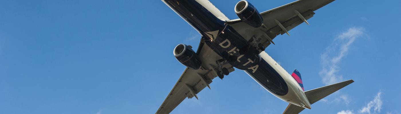 Is that a Delta plane overhead? Look up!