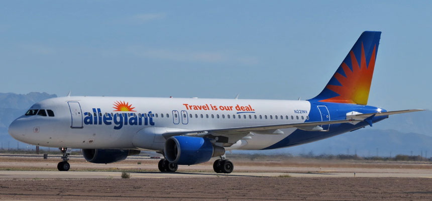 Allegiant Travel Company adds another Airbus A320 to its fleet
