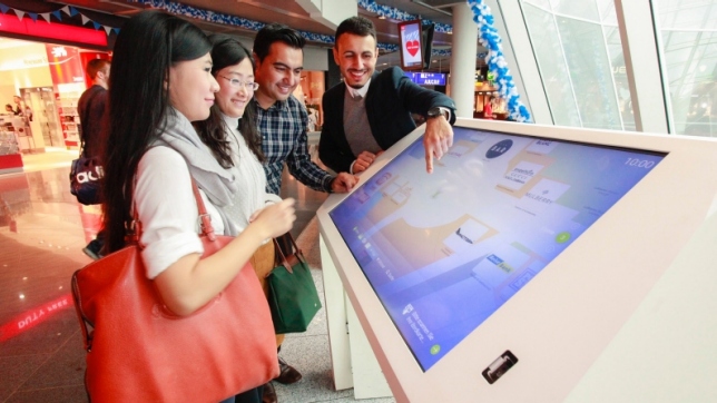 Frankfurt Airport’s new interactive airport desk provides better orientation for passengers