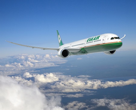 EVA Air celebrates delivery of first Boeing 787-9 Dreamliner, leased from ALC
