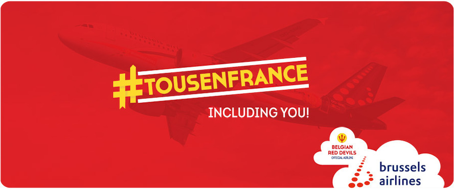 Brussels Airlines launches #Tousenfrance flights for Euro 2016