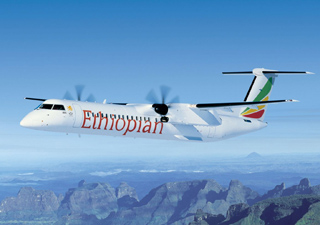 Ethiopian Airlines signs firm purchase agreement for 10 Bombardier Q400 aircraft