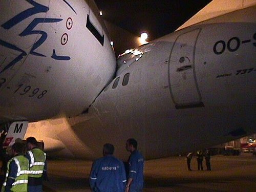 Do you remember? a Sabena Airbus A330 collides with a Sobelair 737