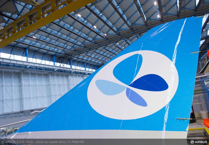 First French Blue Airbus A330 is taking shape