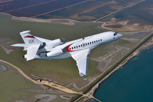 The Falcon 8X receives EASA certification
