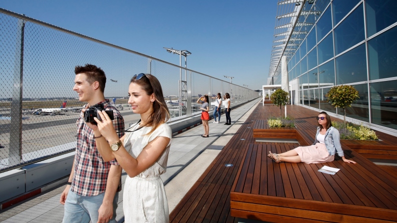 The Visitors’ Terrace at Frankfurt Airport is reopening today, following major renovations