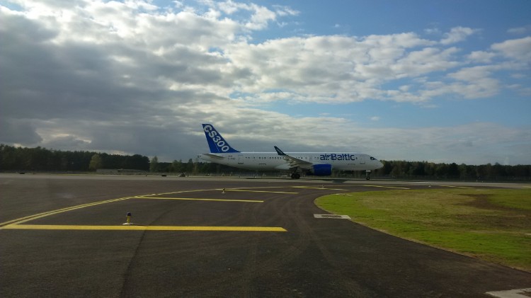 Bombardier CS300 kicks off European route proving tour alongside first operator airBaltic