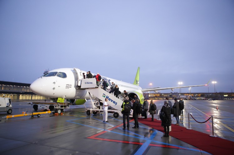 Bombardier CS300 aircraft successfully starts revenue service with airBaltic