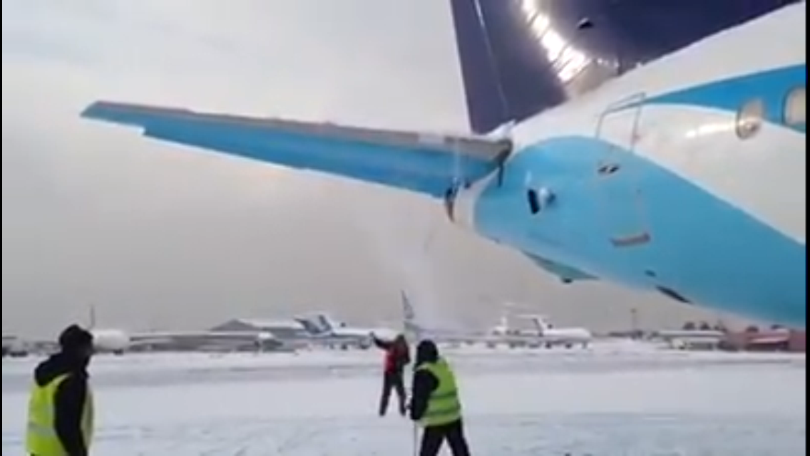 Another de-icing method caught on video ? Now Aeromexico …