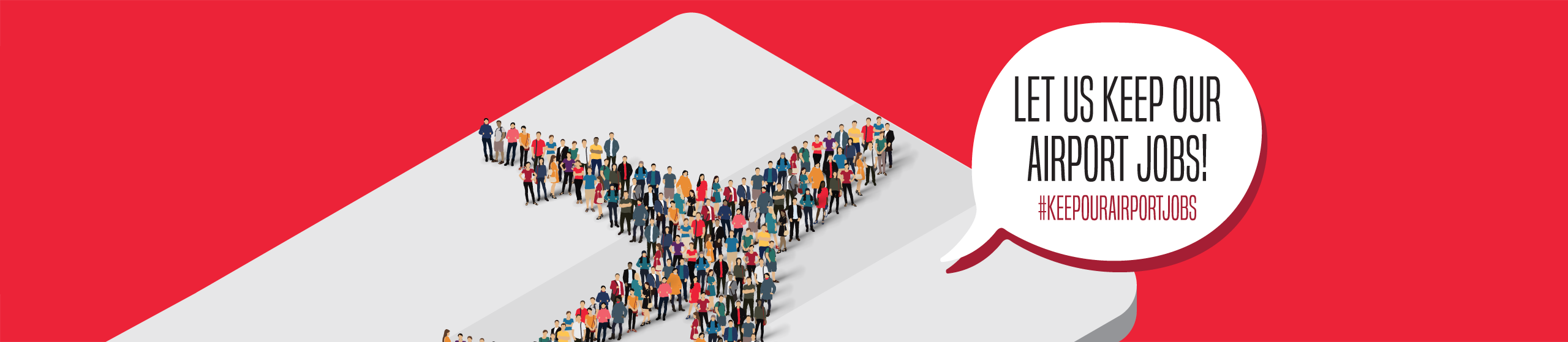 Action group #keepourairportjobs : an initiative of the entire Brussels airport community !
