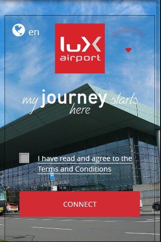 The free unlimited Wi-Fi connection at Luxembourg Airport now up to 10 times faster