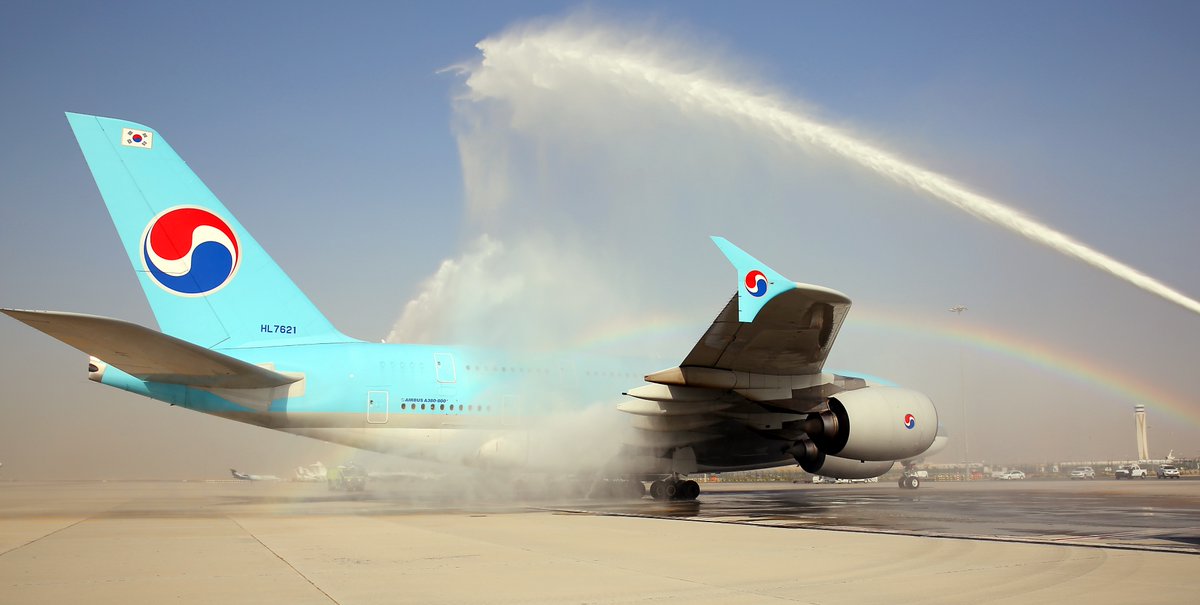 World Central (DWC) welcomes its first scheduled A380 passenger flight–Korean Air’s flight from Incheon Int’l Airport in South Korea