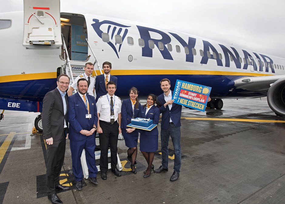 Ryanair starting seven new routes from Hamburg in summer timetable