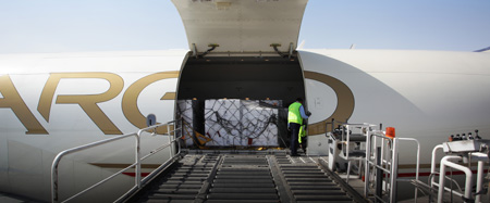 Etihad Cargo launched a biweekly flight to Liège Airport
