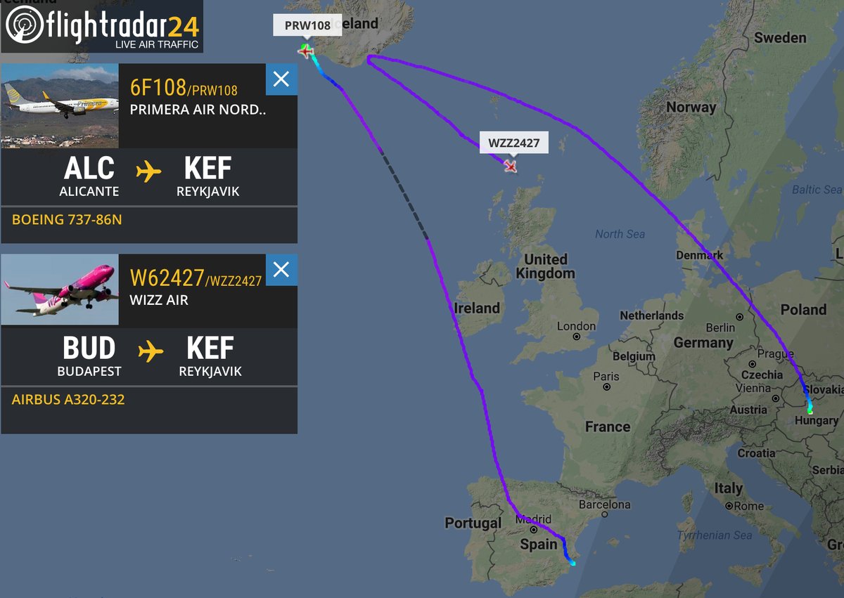 Primera Air Nordic Boeing 737-800 overran runway 19 at Keflavík airport, Wizz Air diverts