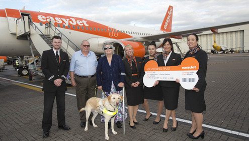 easyJet welcomes Joey as first member of the airline’s ‘furry flight club’