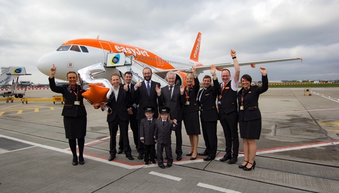 easyJet celebrates five years at London Southend