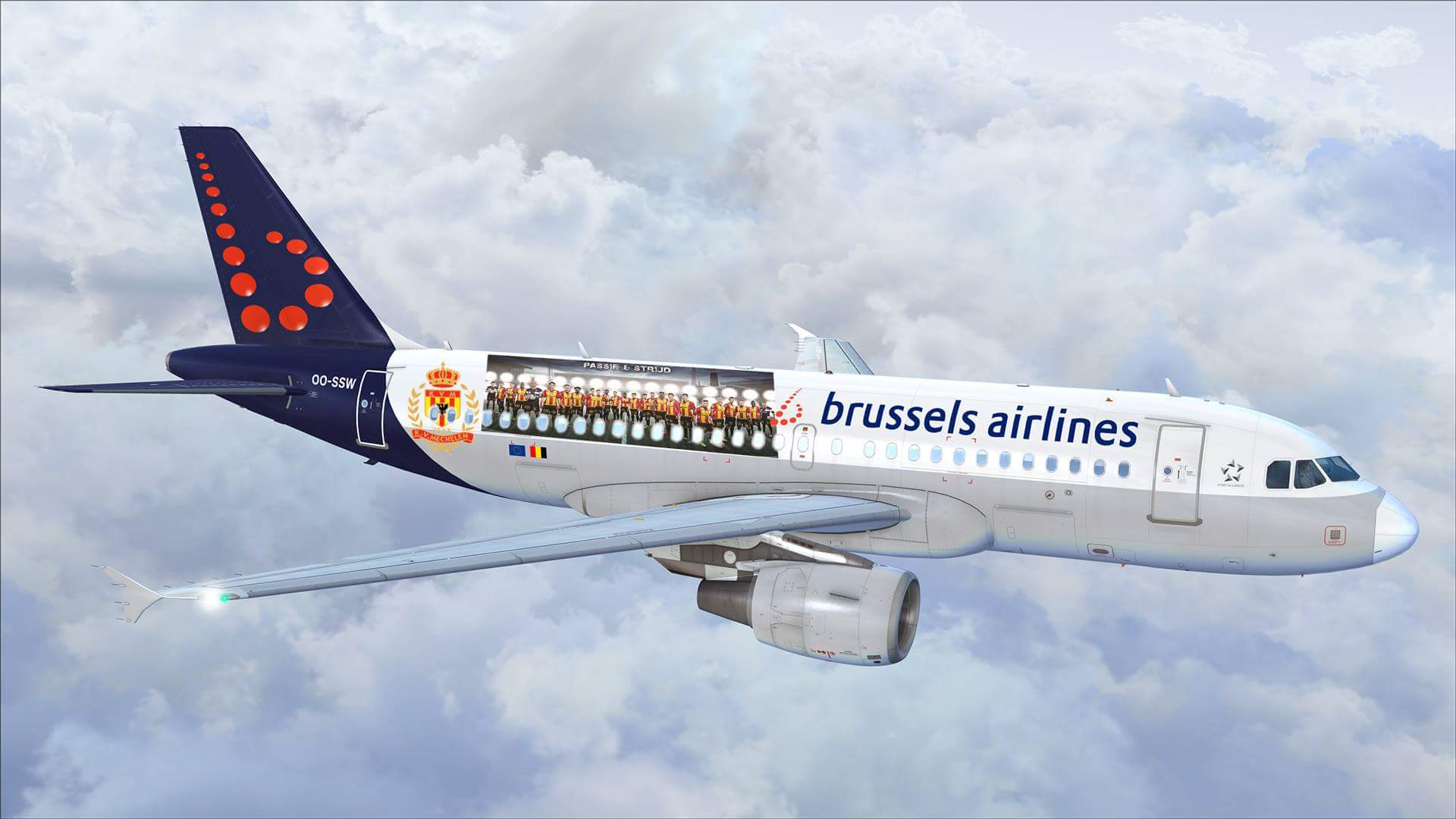 Scoop: After Trident (OO-SNA), Rackham (OO-SNB), Magritte (OO-SNC) and Amare (OO-SNF) Brussels Airlines will unveil its newest Belgian icon “Malinwa”