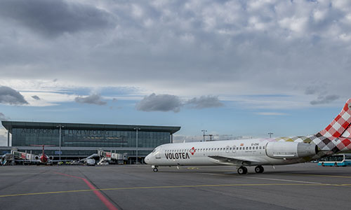 Volotea inaugurates the first flight from Luxembourg to Nice
