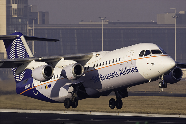 This morning OO-DWL (Avro RJ100) performed its last commercial flight for Brussels Airlines