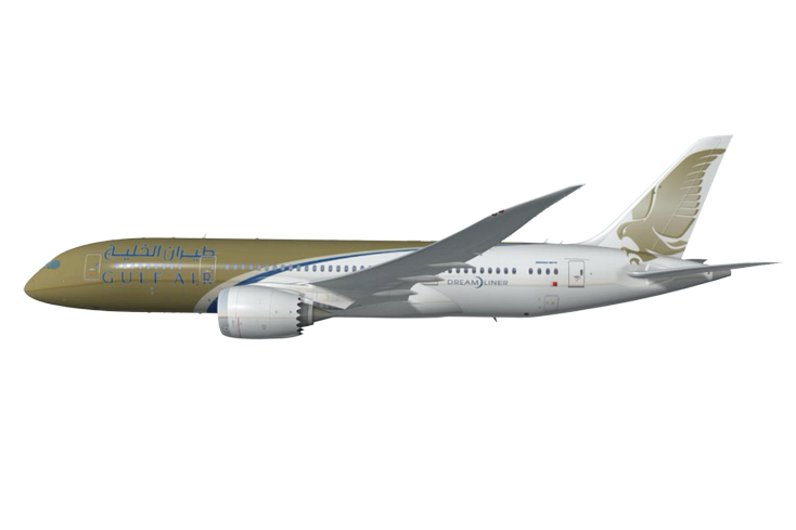Gulf Air Boeing 787 render
