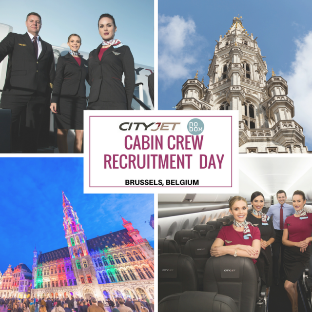Cityjet is hiring! Cabin crew members for Brussels Airport base ...