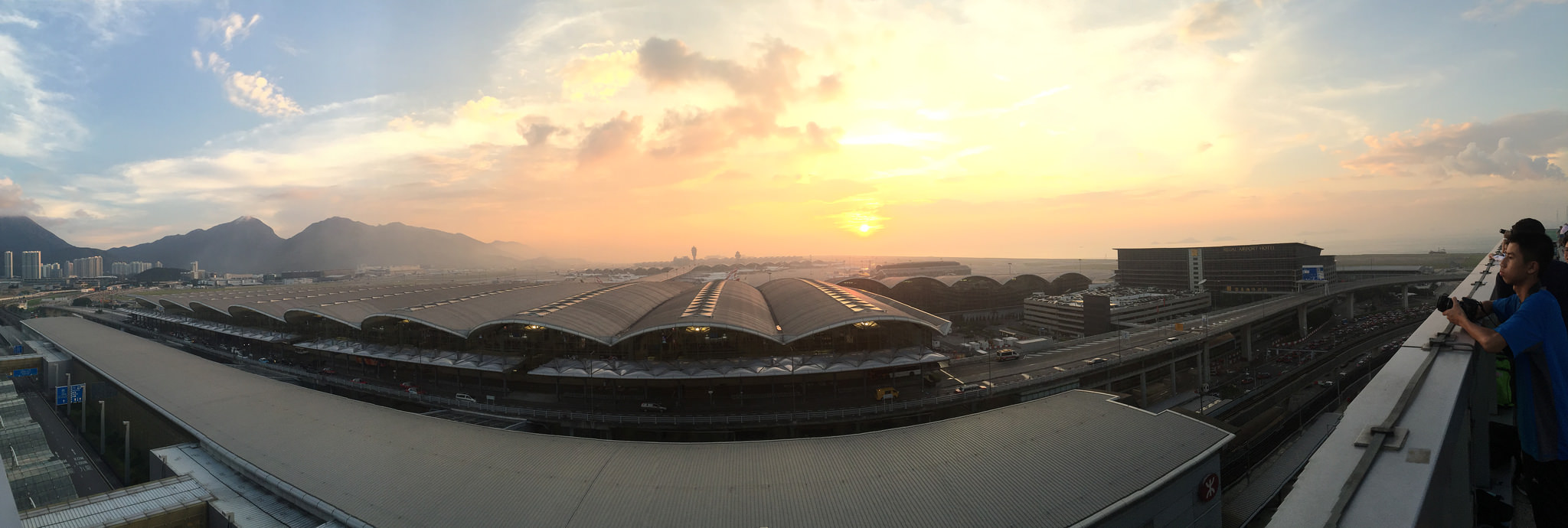 Anti-government protesters started their three-day sit-in at Hong Kong Airport