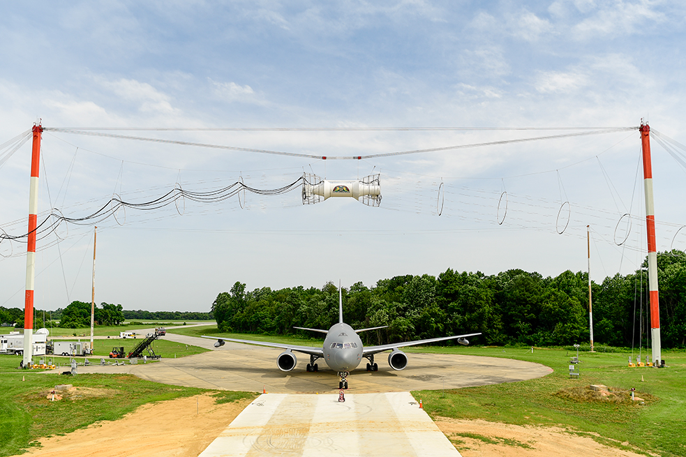 Boeing team completes KC-46 tanker electromagnetic testing