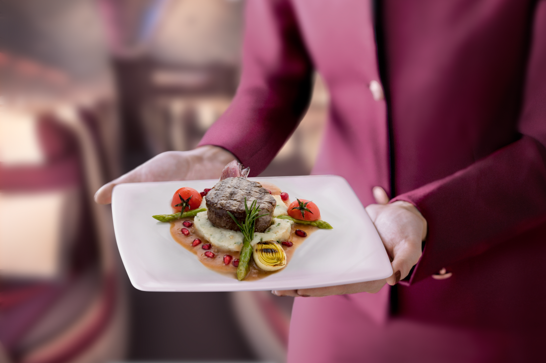 Qatar Airways has launched pre-ordering service for business class and first class passengers
