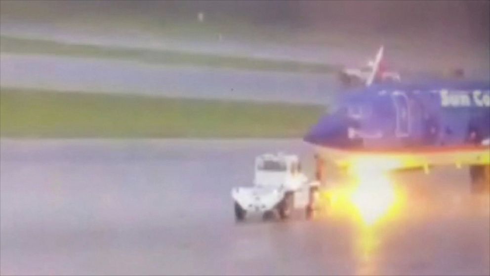 Video: Austin Dunn, airport worker struck by lightning on tarmac