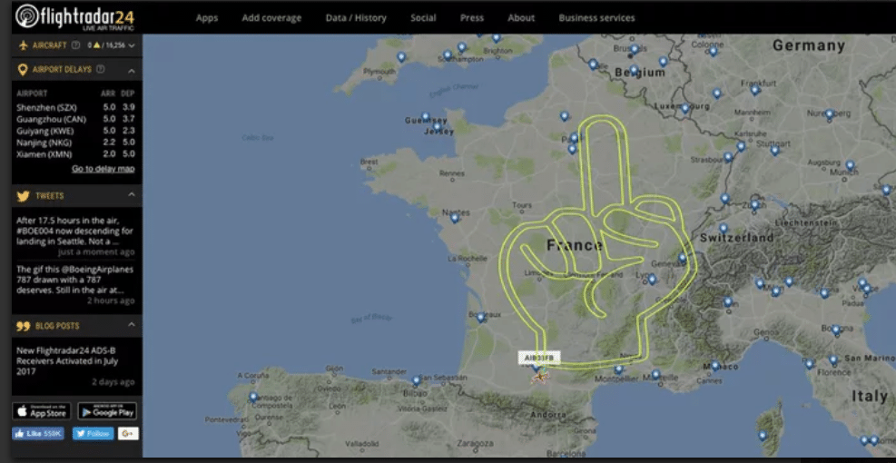 Airbus immediately responded to the Boeing 787 Dreamliner sky art ...