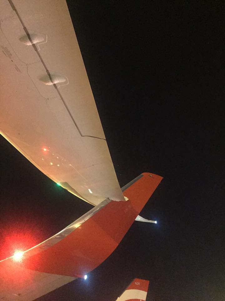 Air Canada Rouge Boeing 767 clips wings of LOT Polish Airl:ines Boeing 787 Dreamliner