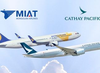 MIAT and Cathay Pacific code share cooperation established
