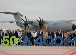 Airbus Defence and Space hands over 50th A400M