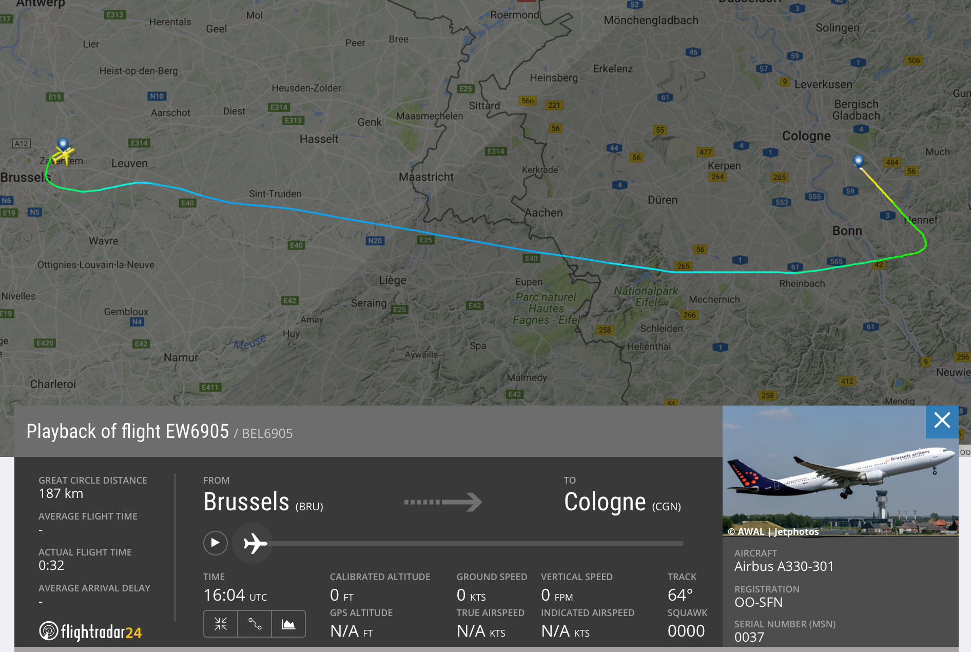 Brussels Airlines to operate a Cologne-Palma de Mallorca flight by Airbus A330 for Eurowings