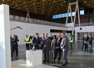 H. M. King Philip of Belgium visited Brussels Airport this Thursday morning