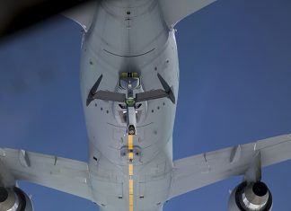 U.S. Air Force test team completes first KC-46 to KC-46 refuelling