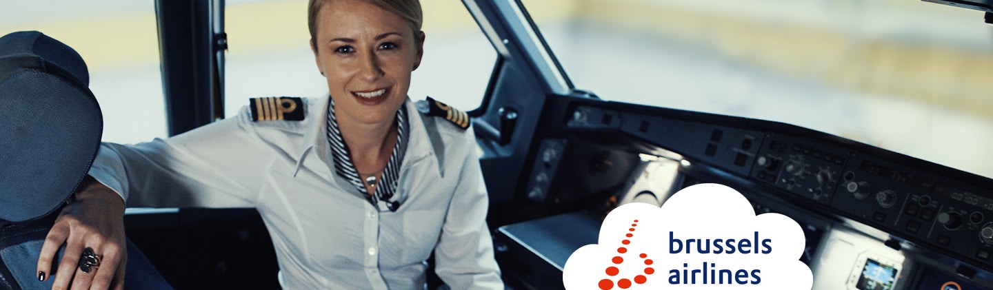 Brussels Airlines pilots and cabin crew members auction a "look behind ...