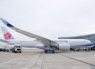 China Airlines takes delivery of A350 XWB powered with biofuel mix