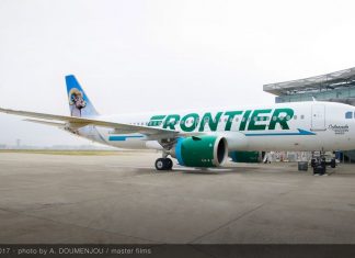 Hong Kong based China Aircraft Leasing takes delivery of its first Airbus A320neo, leased to Frontier Airlines