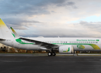Mauritania Airlines International celebrates delivery of first Boeing 737 MAX 8
