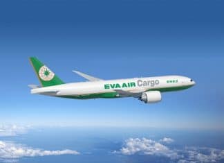 EVA Air renews cargo contract with WFS in France