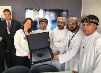 Oman Air congratulated by GE Aviation for its record breaking Boeing 787 engine change in 20 hours