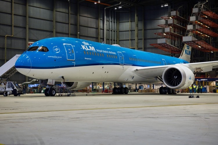 New World Business Class Seats For Eight Klm Boeing 787 10