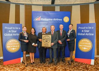 Philippine Airlines is now a global 4-star airline