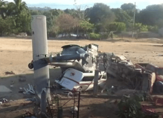 Mexico helicopter crash killing at least 14 on ground