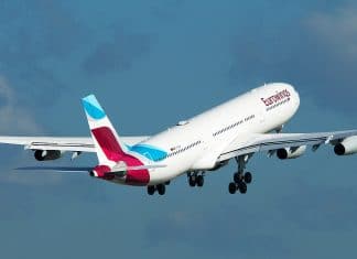 Eurowings flight EW1101 from New York JFK to Dusseldorf delayed by 16 hours