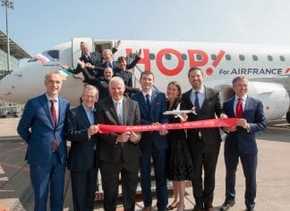Air France celebrates its inaugural flight to Cork
