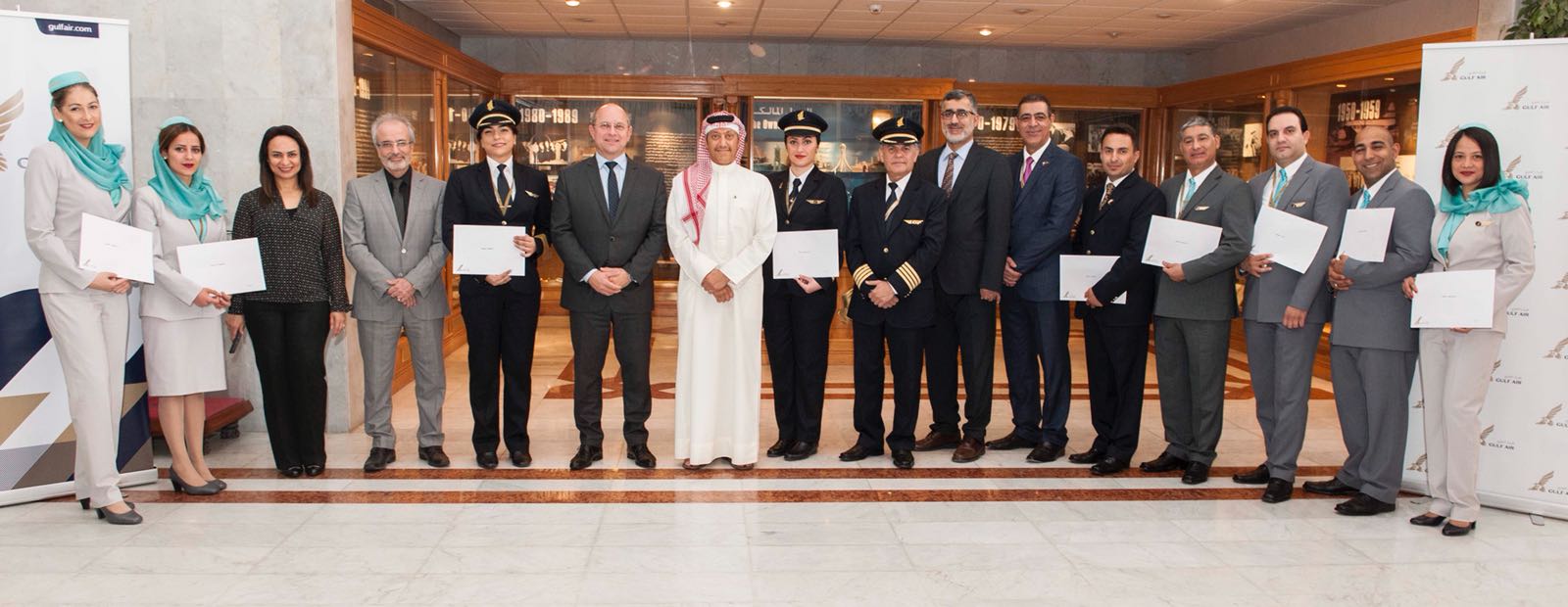 Gulf air staff honoured for outstanding performance